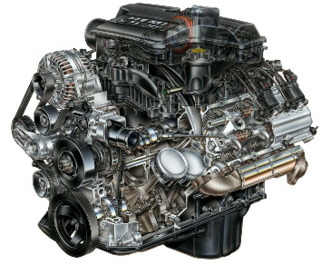 Jeep 5.7 Engine